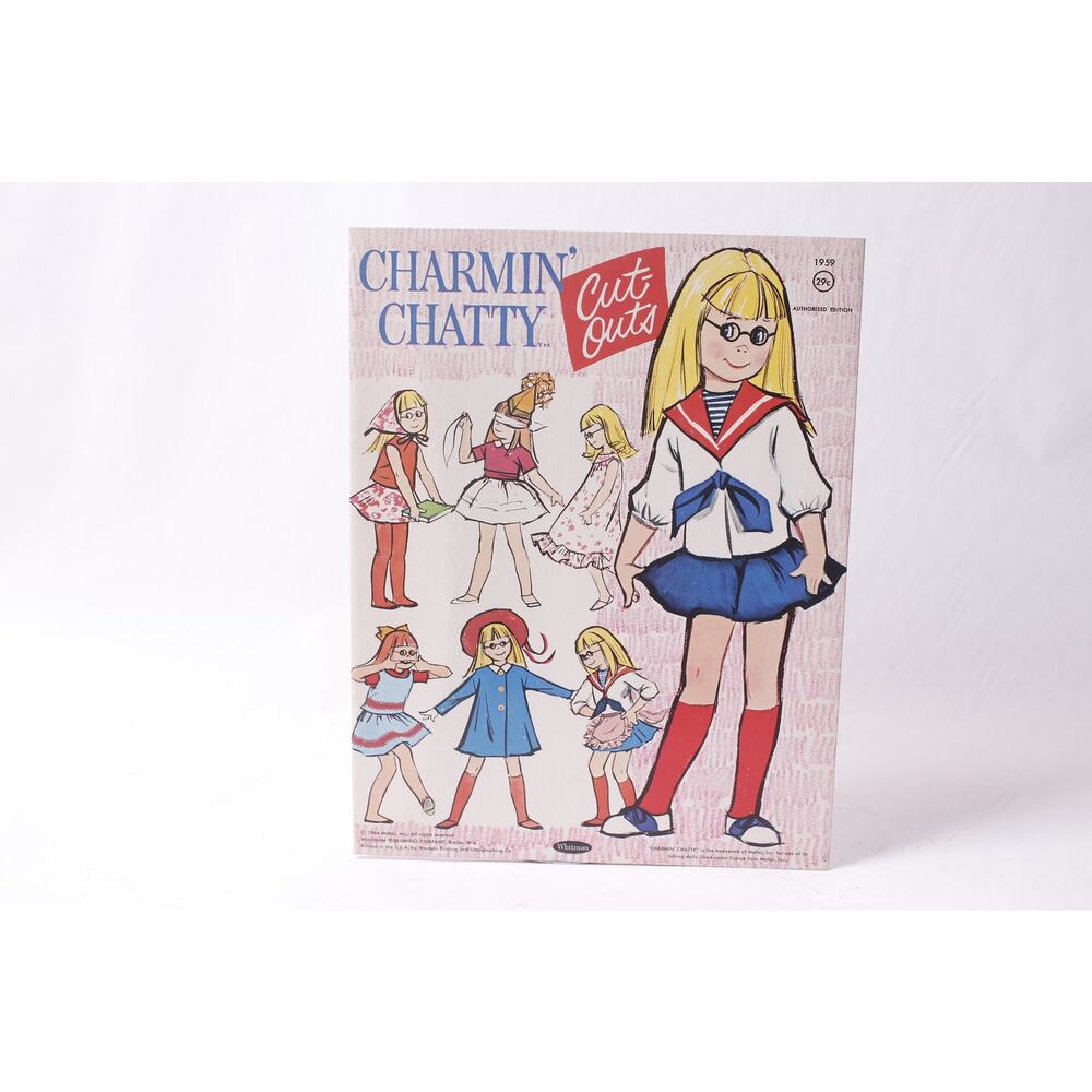 Uncut 1964 Mattel Charmin' Chatty Paper Doll by Whitman Activity Toy